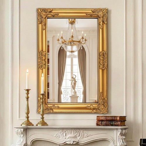 Vintage gold mirrors for - vintage,